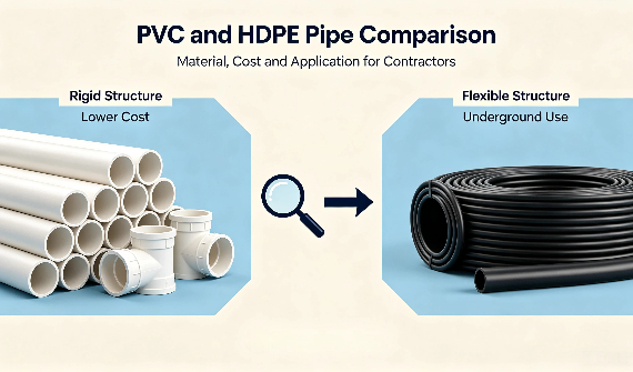 PVC vs HDPE Pipe for Plumbing Infrastructure Skywisepipe PVC vs HDPE Pipe for Plumbing Infrastructure Skywisepipe