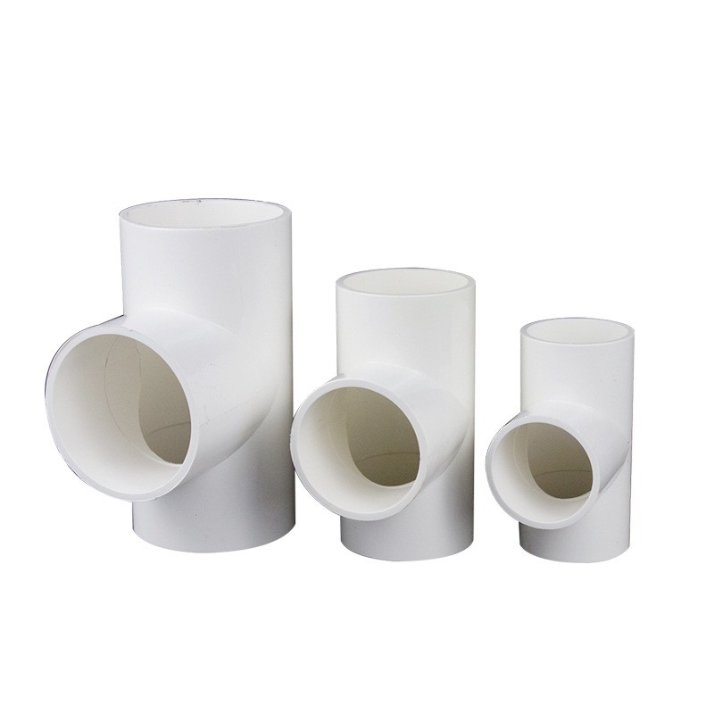 PVC Electrical Conduit Tee three-way cable fitting PVC Electrical Conduit Tee three-way cable fitting